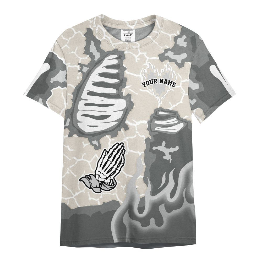 Shirt To Match Retro Pure Money 3s - Dislike Us Graphic Burning Custom Name All Over Print