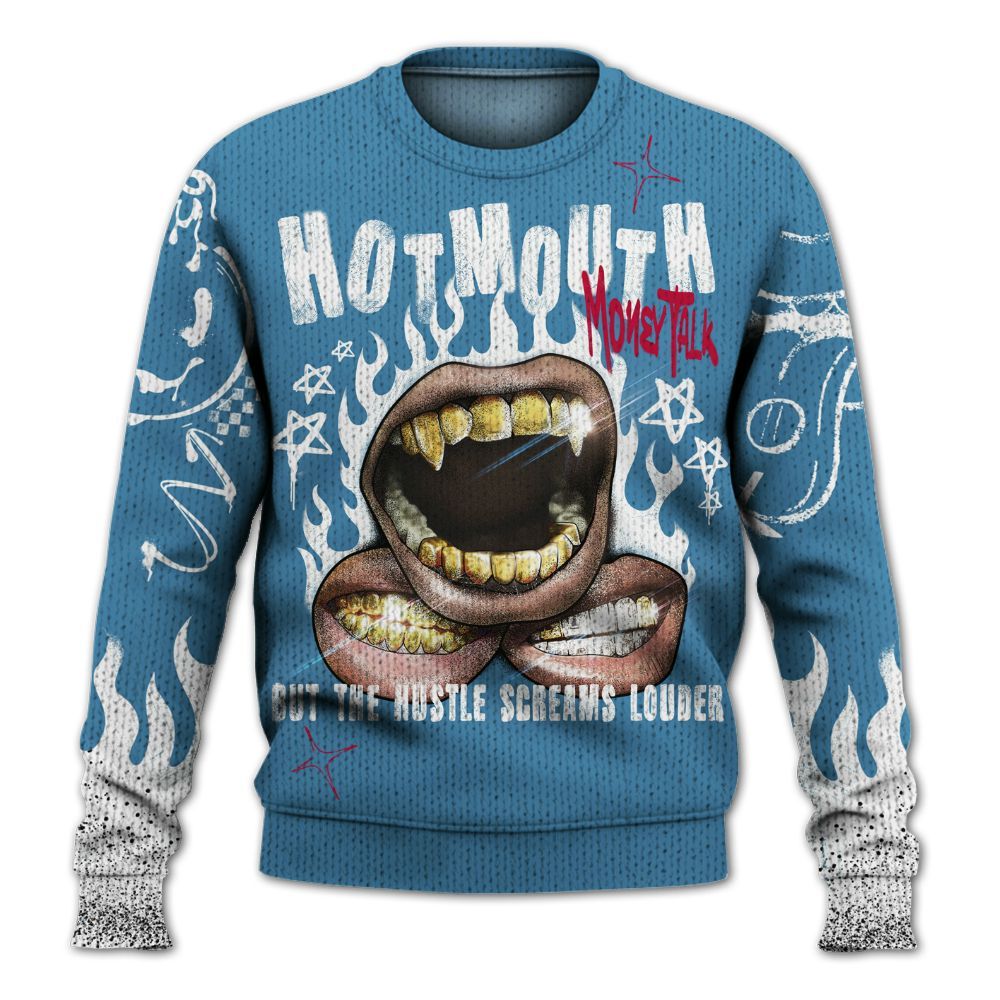 Knitted Sweater To Match GS Messy Room 4s - Mouth Burning Street Style