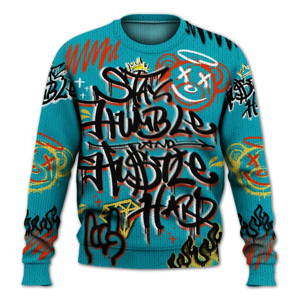 Knitted Sweater To Match Dunk Low KD 17 N7 - Humble Drip Streetwear Graffity