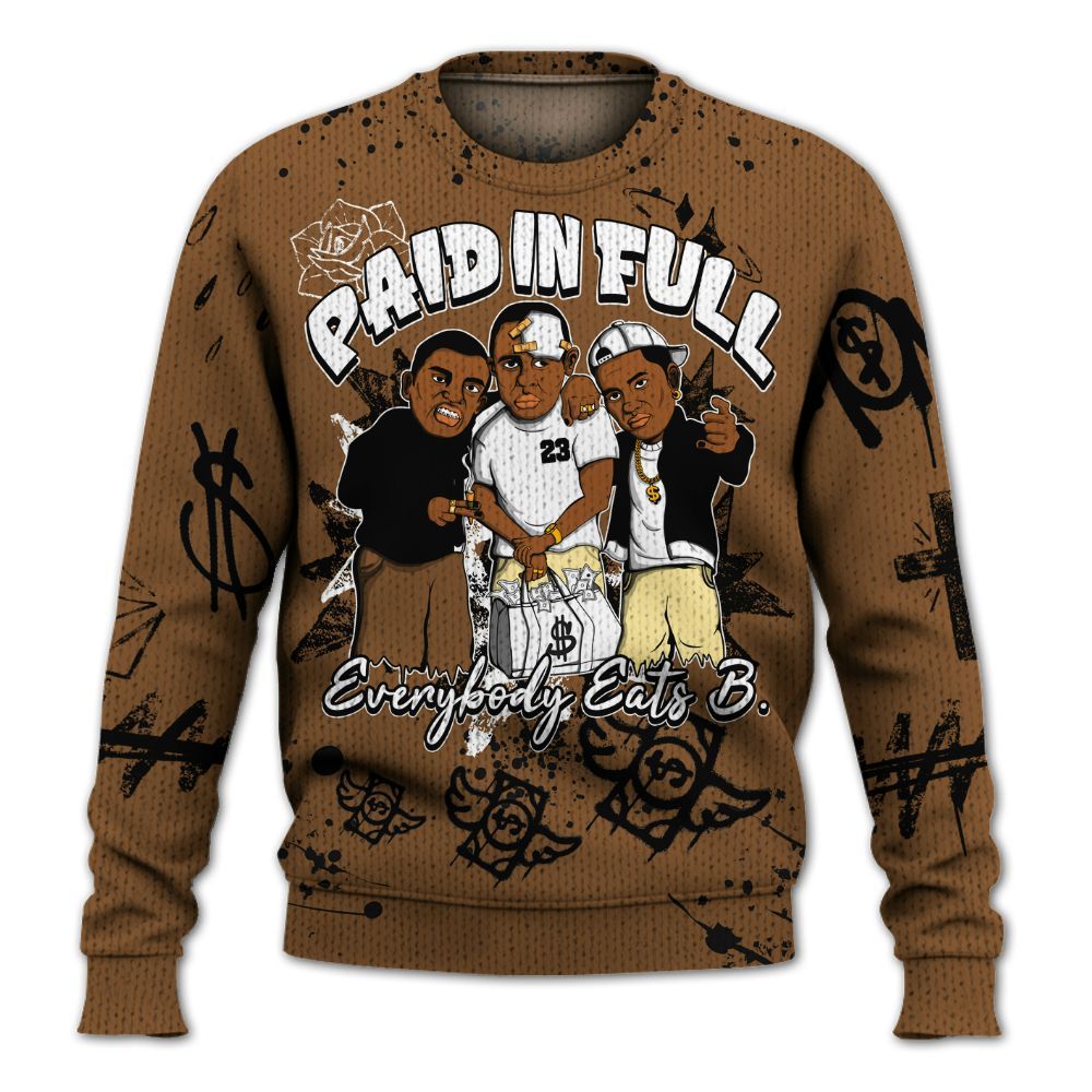 Knitted Sweater To Match Air Max 90 Escape - Everybody Paid In Full Crayon