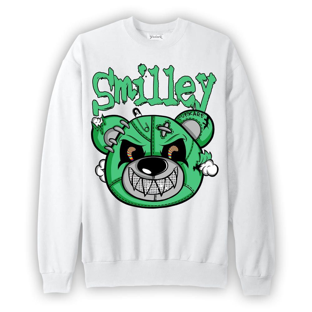 Sweatshirt To match Sweatshirt Smilley Bear, 3 Green Glow Sweatshirt To Match Sneaker 2404 NCMD