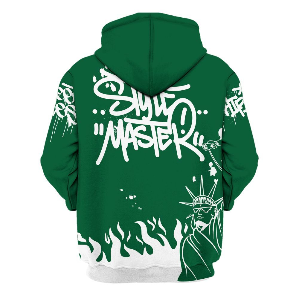 Hoodie To Match High Gorge Green 1s - Graphic Fck Around Find Out All Over Print