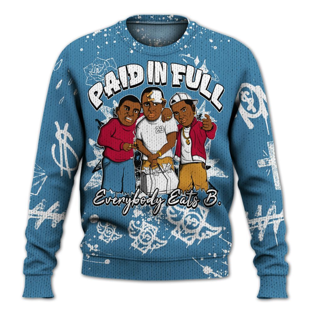 Knitted Sweater To Match GS Messy Room 4s - Everybody Paid In Full Crayon