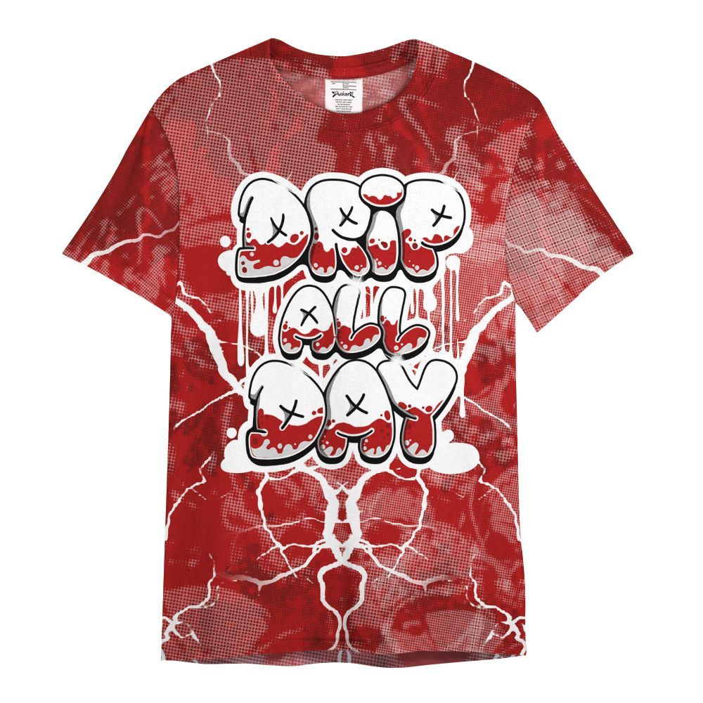 Shirt To Match Red Taxi 12s - DRIPPIN Days Graphic Halloween All Over Print