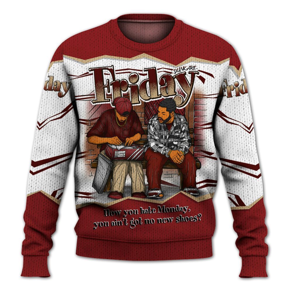 Sweater To Match Bin 23 3s - Friday Movie 90s TV Graphic