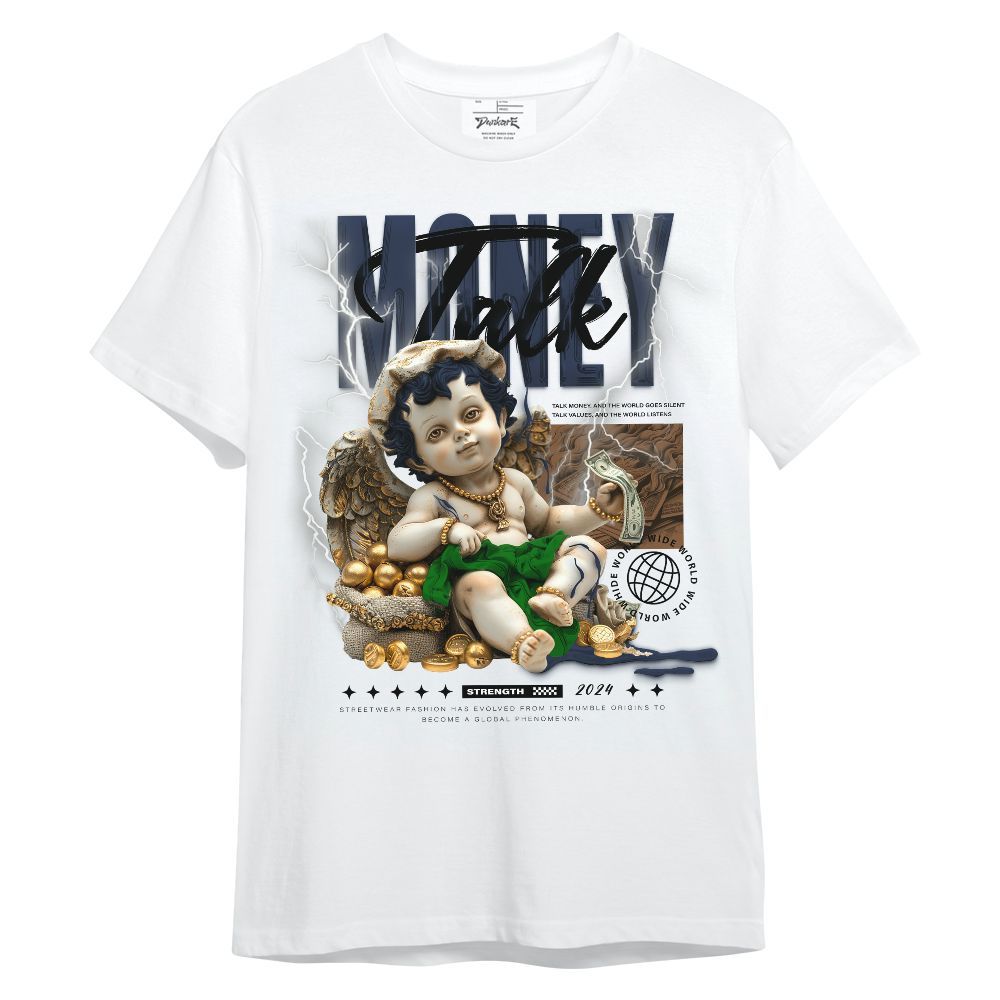 Shirt To Match Midnight Navy 13s - Money Talk Angel Unisex Shirt