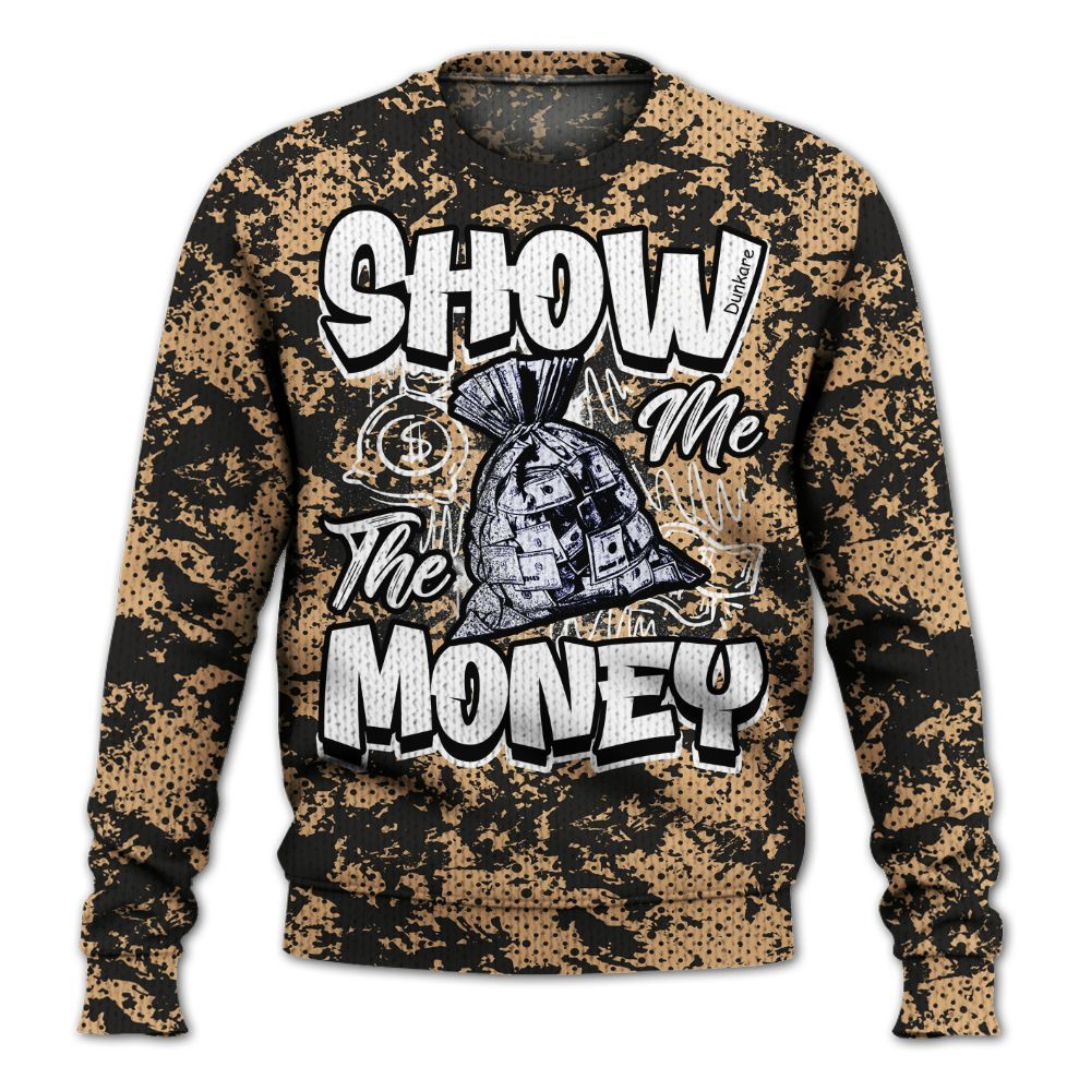 Knitted Sweater To Match SE Afrobeats 7s - Show Me The Money Retro