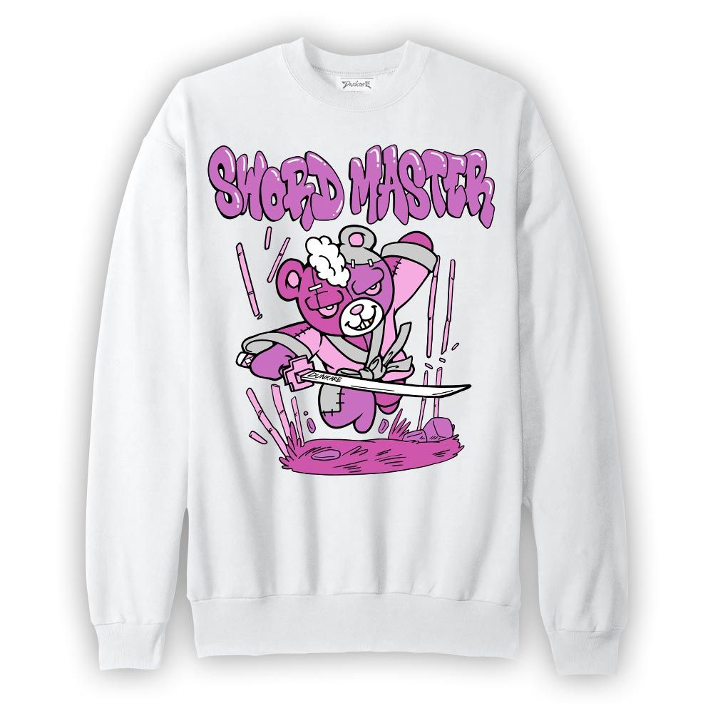Sweatshirt To match Hyper Violet 4s Sweatshirt - Sword Genius Hugz Graphic