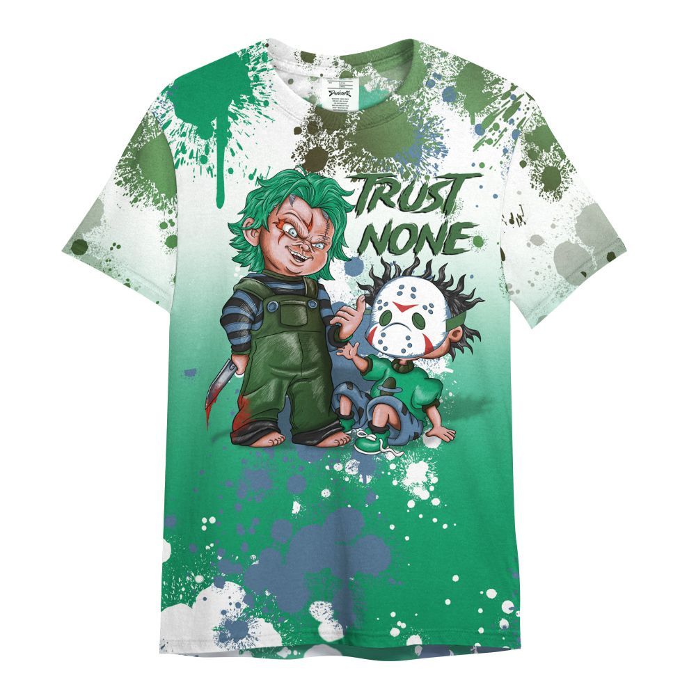 Shirt To Match Foamposite Pro Pine Green 2025 - Trust No One Scary All Over Print