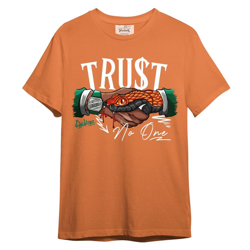 Shirt To Match SoleFly Sail Gorge Green 3s - Snake Trust No One Graphic