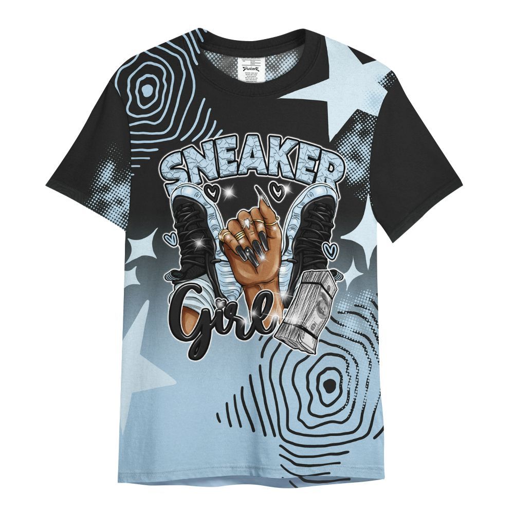 Shirt To Match Foamposite One Psychic Blue - Sneakerz Girlz Unique Starz All Over Print