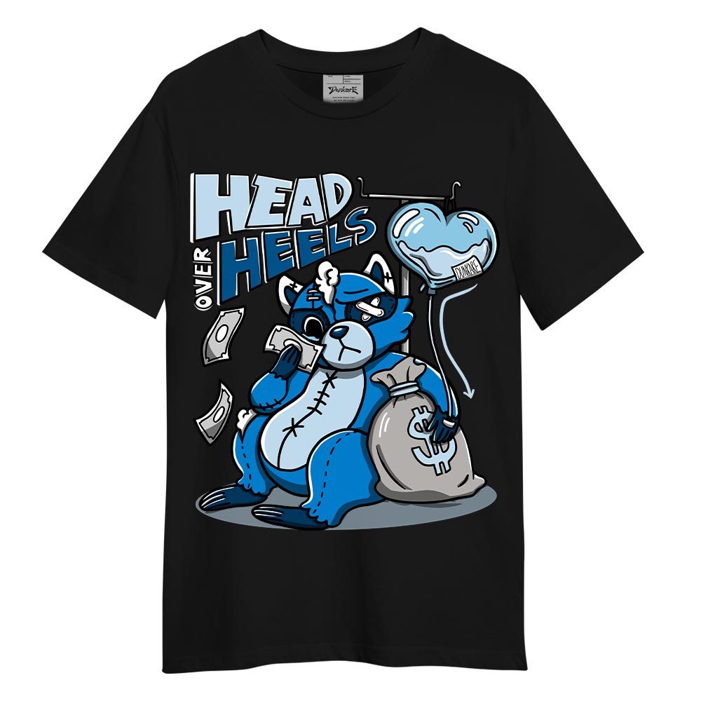 Shirt To Match T-Shirt Head Over Heels Raccoon, Industrial Blue 4s T-Shirt To Match Sneaker 2404 DNY