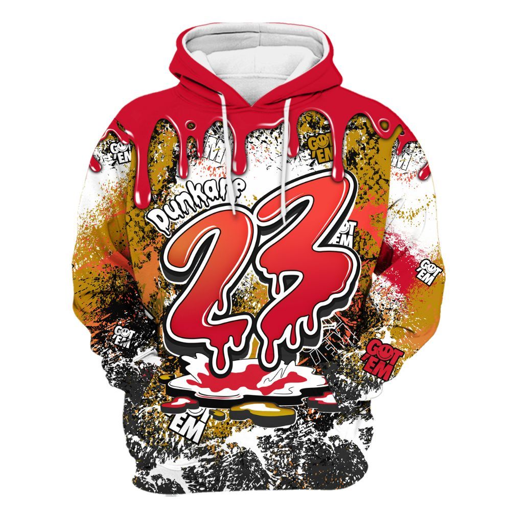 Hoodie To Match Ja 3 Raptor - Dripping 23 Drip All Over Print