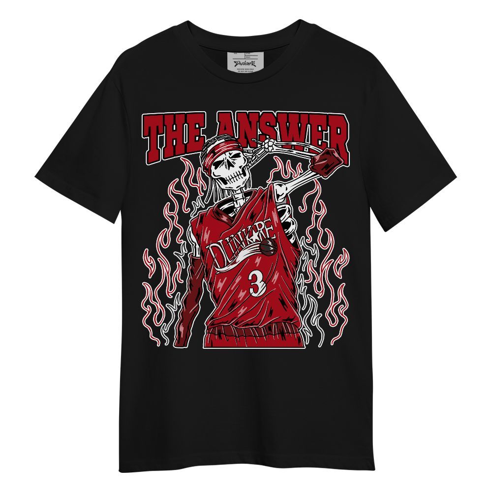 Shirt To Match Bred Velvet 11s - Allen Answer Skeleton Unisex Shirt