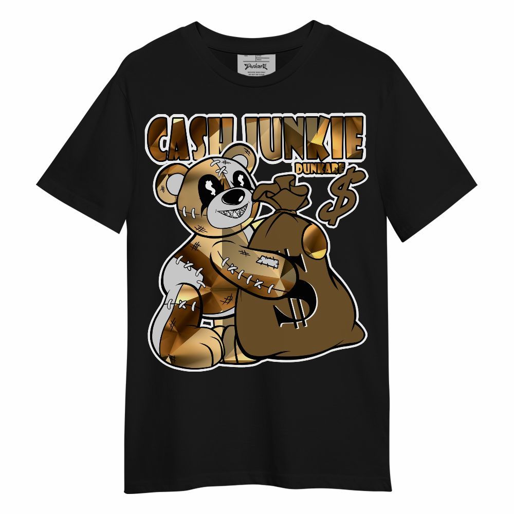 Shirt To Match NET Gold 4s - Cashs Junkie Bear Unisex Shirt