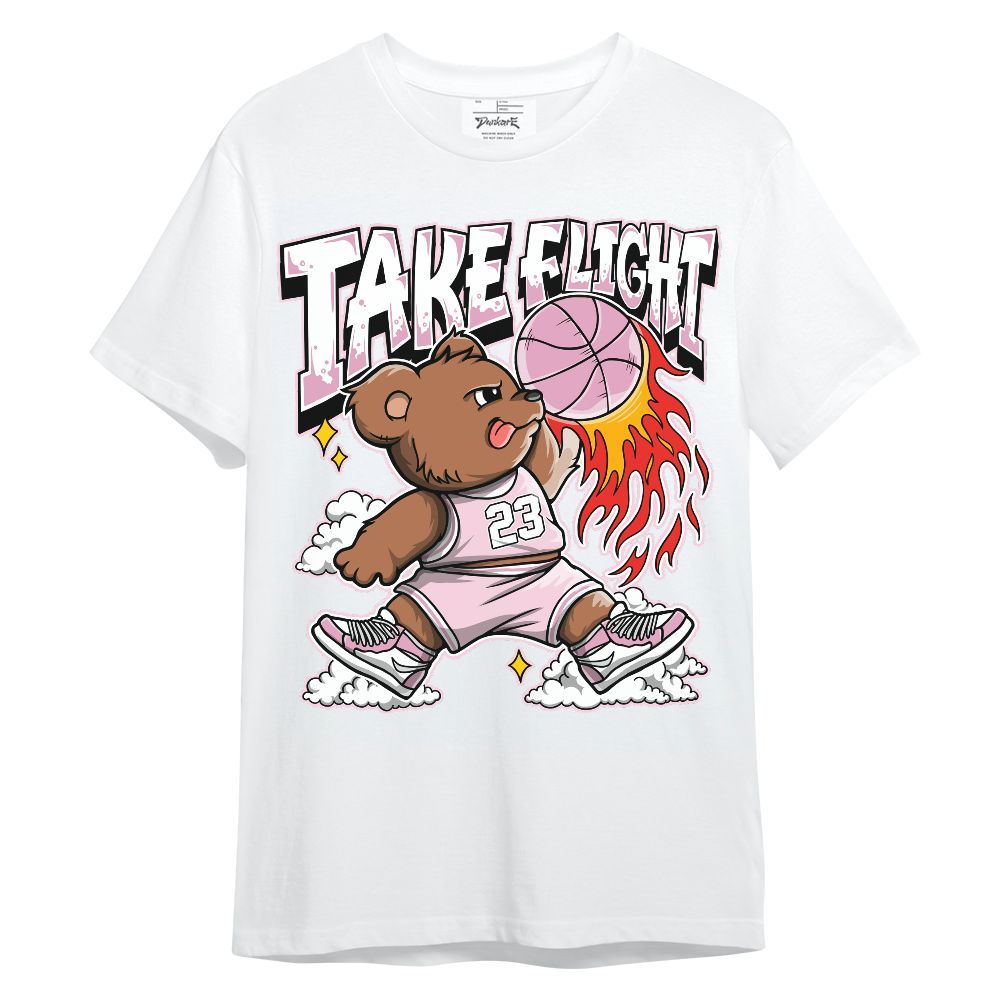 Shirt To Match Orchid 4s - Number 23 Basketball Bear Unisex Shirt