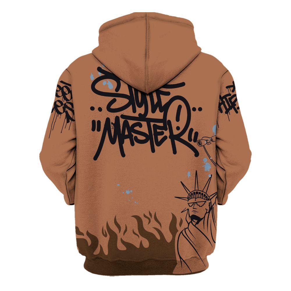 Hoodie To Match Air Foamposite Metallic Copper - Graphic Fck Around Find Out All Over Print