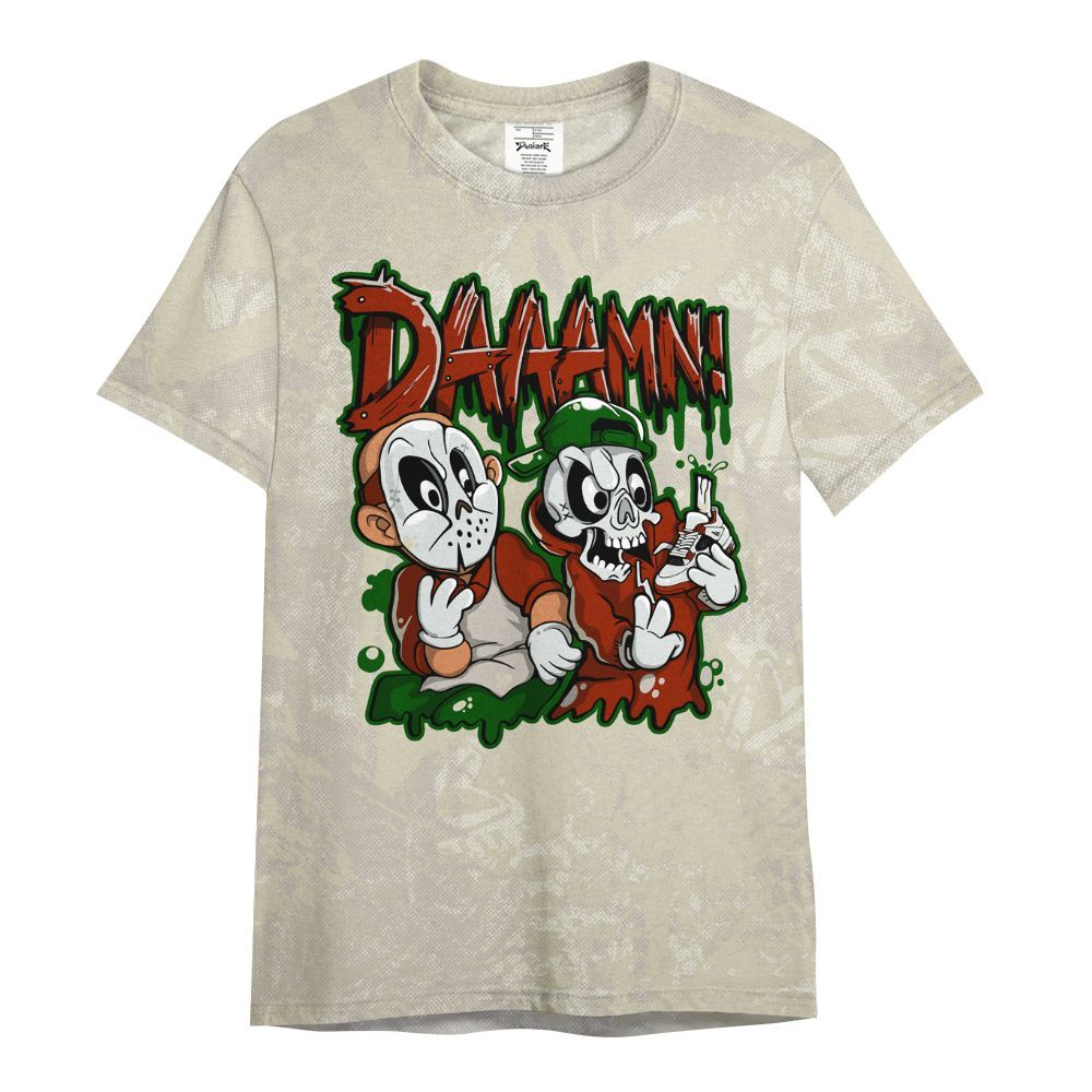 Shirt To Match El Grito 5s - Damn Shoe Graphic Heart Grunge All Over Print