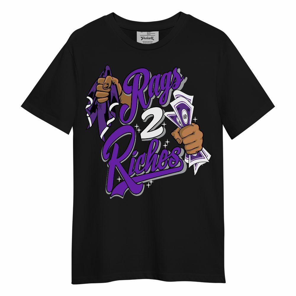 Shirt To Match Retro Dark Iris 3s - Rag 2 Riches Unisex Shirt