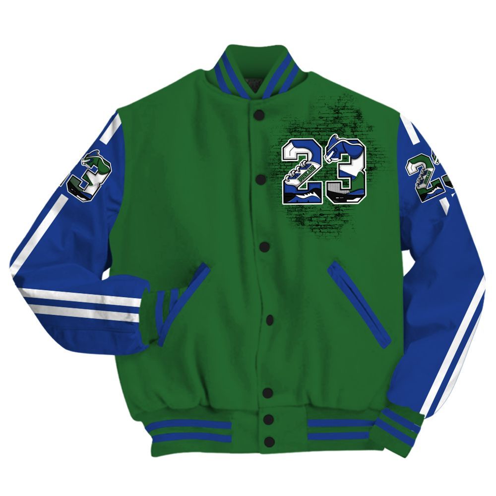 Varsity Jacket To Match Dunk Low Tennis Classic - Custom Name Number 23 5s All Over Print