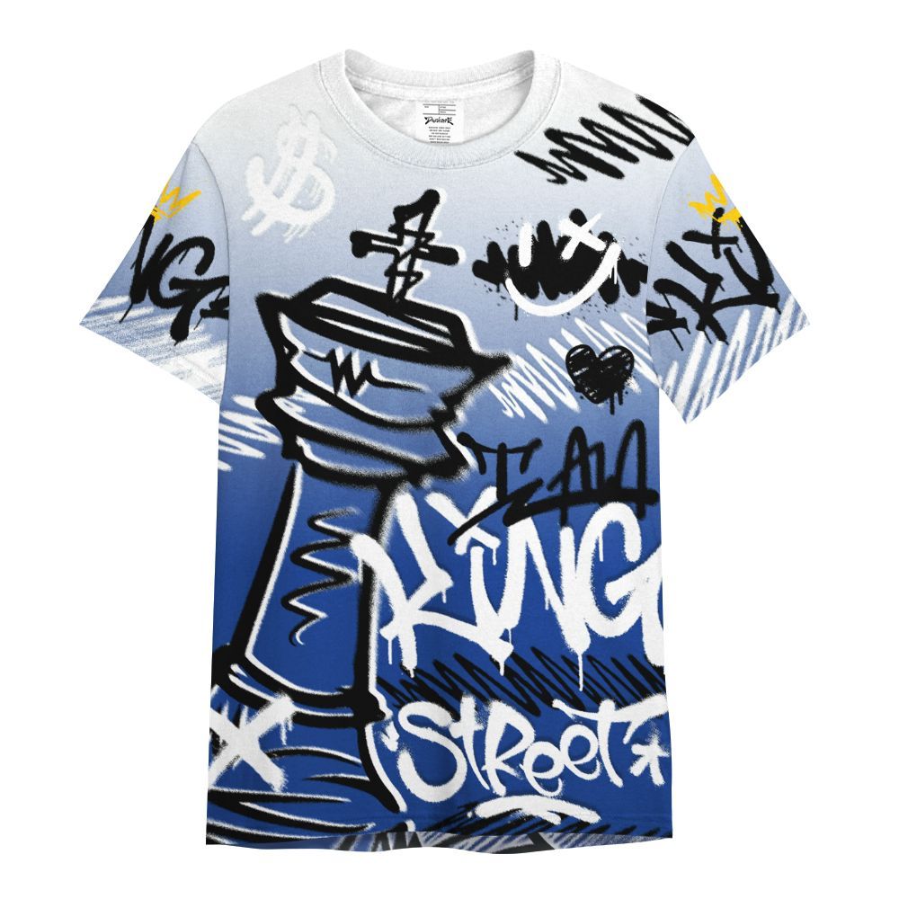 Shirt To Match Air Foamposite One Royal - Street King Chess Streetwear All Over Print