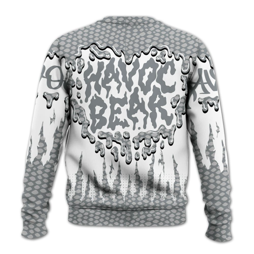 Sweatshirt To Match Low CNY Year Of The Snake 11s - Havok Bear Dripping All Over Print