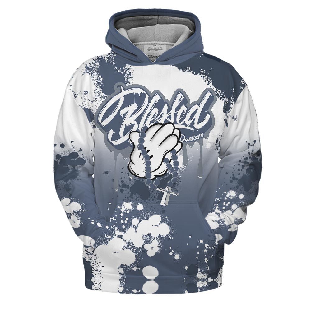 Hoodie To Match Low Diffused Blue 11s Hoodie, God Blessed Drip Hoodie Outfit 903 NCT