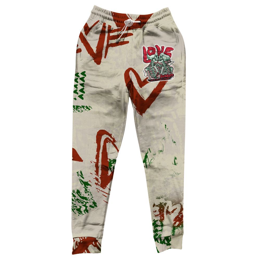 Sweatpant To Match El Grito 5s - Skull Love All Over Print