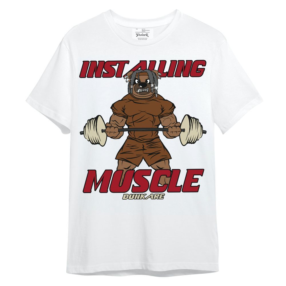 Shirt To Match Archaeo Brown 5s - Installing Muscle Bear Unisex Shirt