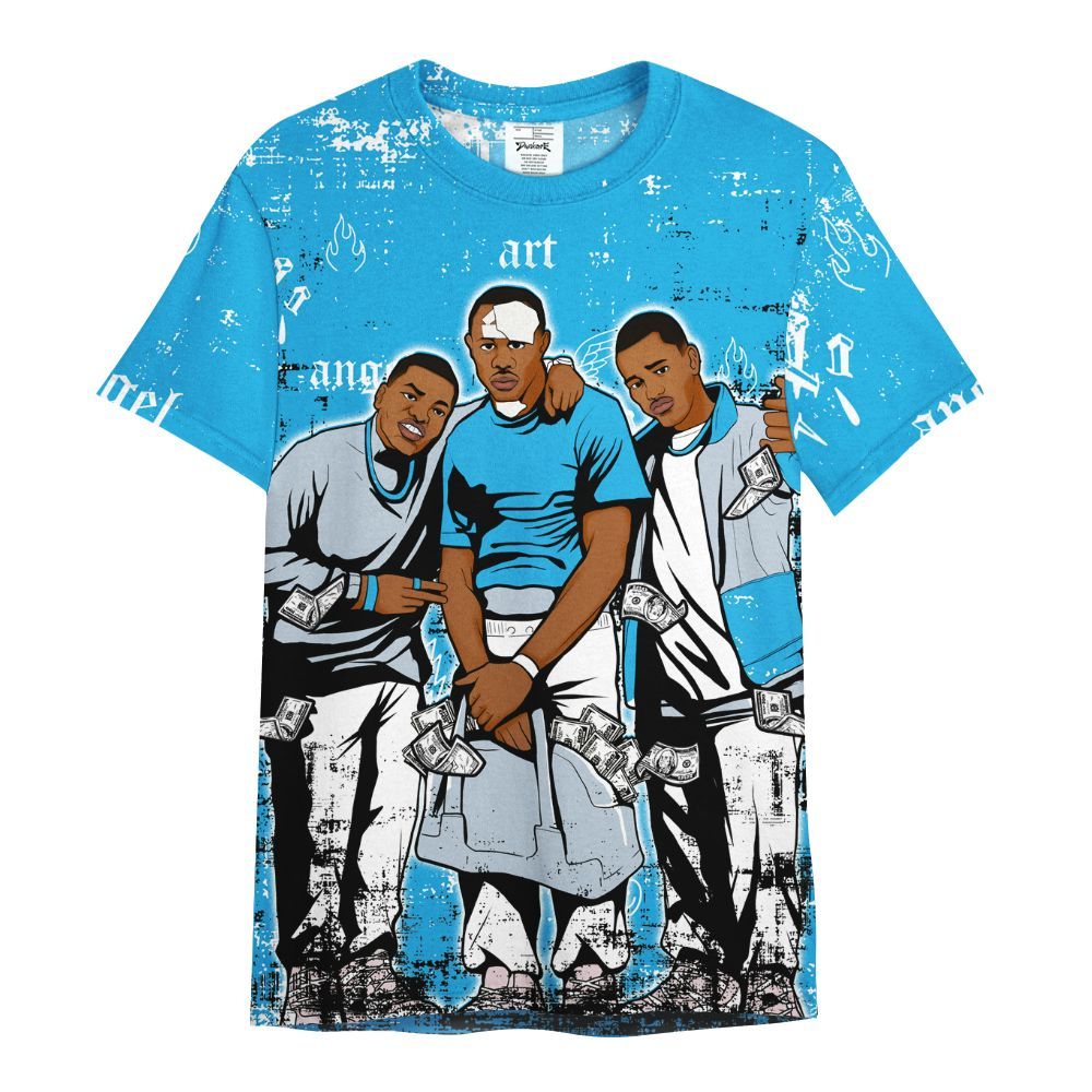 Shirt To Match University Blue Low 2026 11s - Paid In Full Money All Over Print