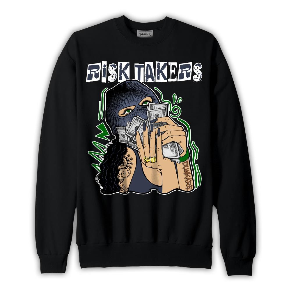 Sweatshirt To match Midnight Navy 13s Sweatshirt - Risk Takers Unique Graphic