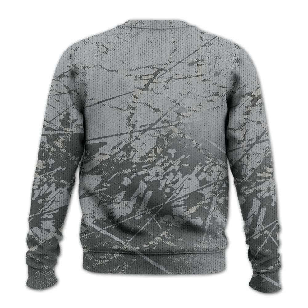 Knitted Sweater To Match Black Cement 3s - F Around Find Out Graphic Profound