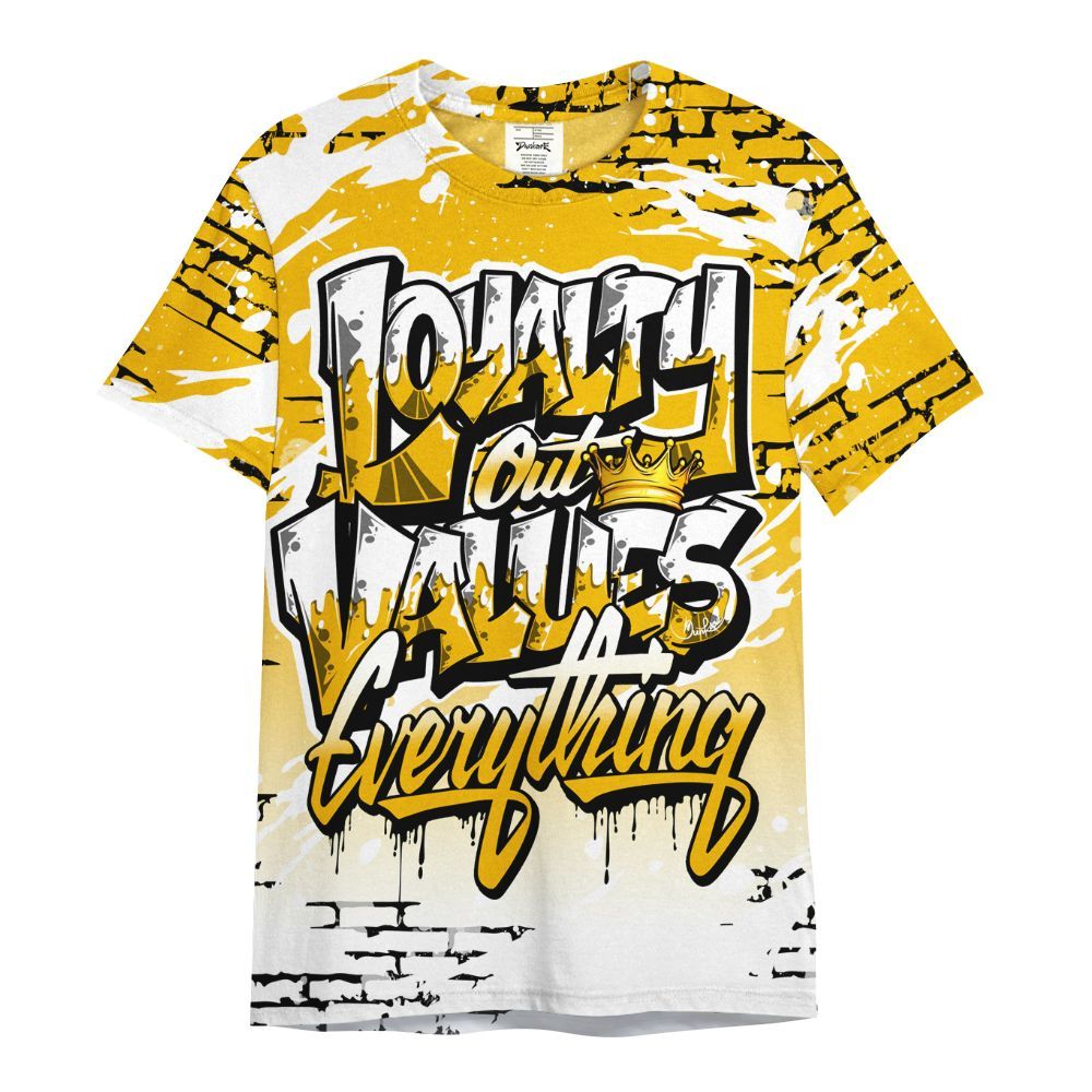 Shirt To Match Del Sol 13s - Values Of Loyalty Drip All Over Print