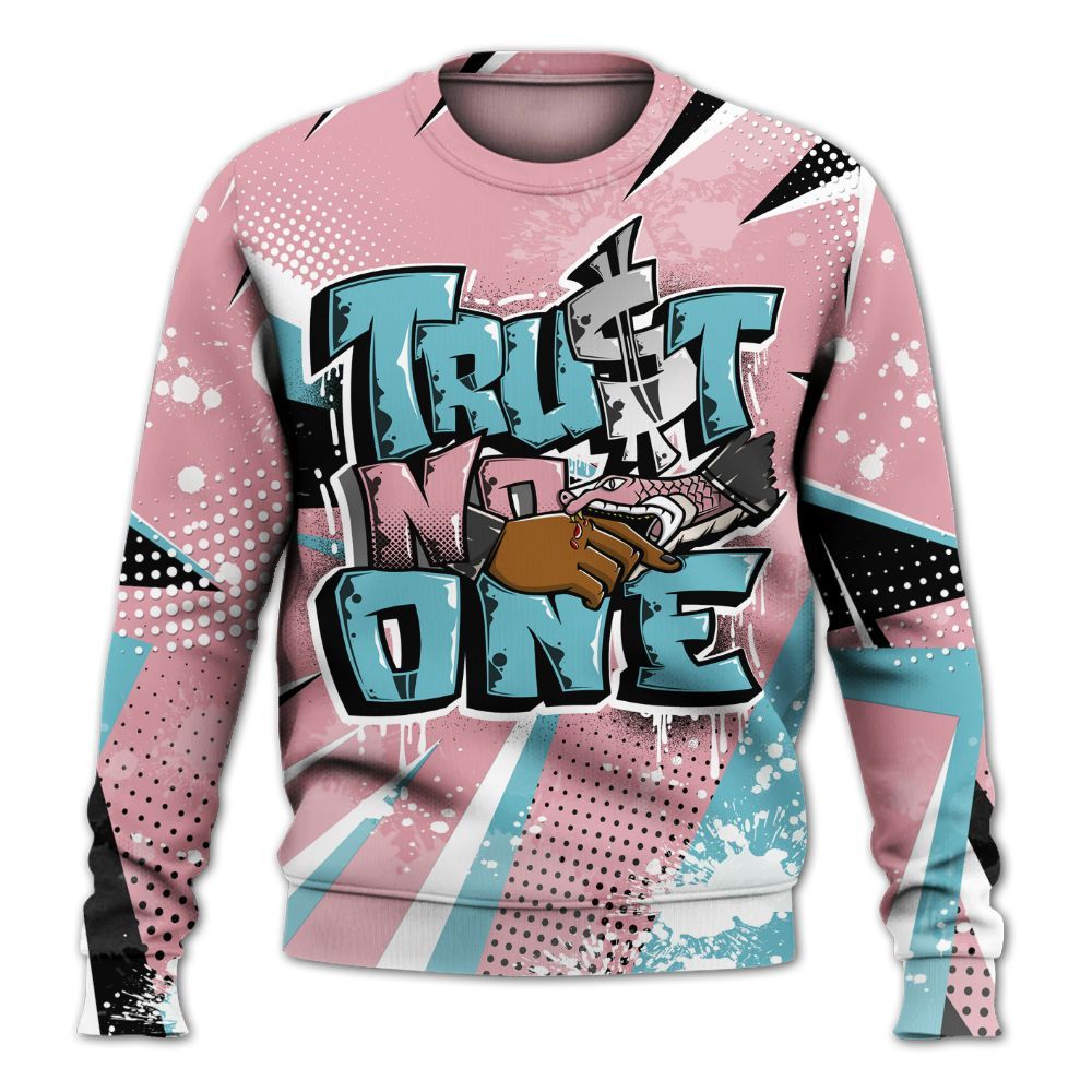 Sweatshirt To Match Doernbecher 6s - Poly Trust No One Dripping All Over Print