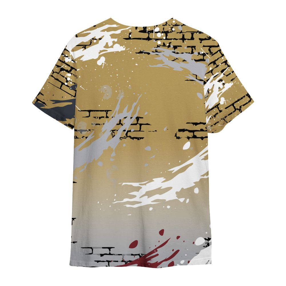 Shirt To Match Kobe 4 Gold Medal - Values Of Loyalty Drip All Over Print