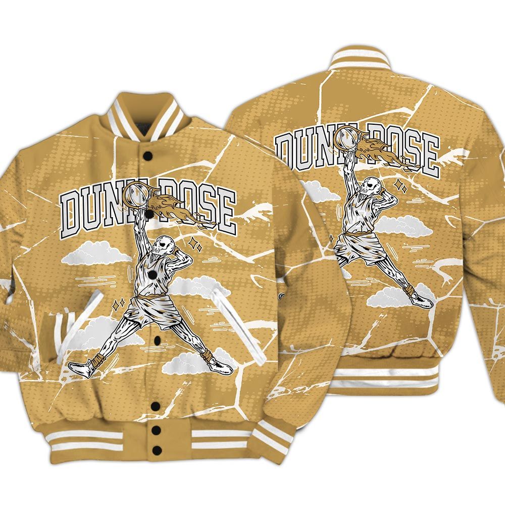 Varsity Jacket To Match Craft Paris 6s - Pose Skeleton Crack Varsity Jacket Unisex