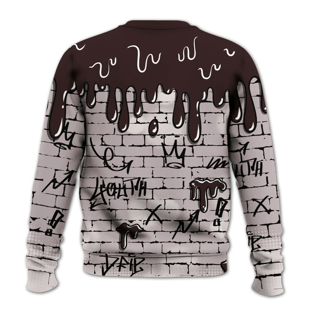 Sweatshirt To Match AMM Air Smokey Mauve 6s - Been Different All Over Print