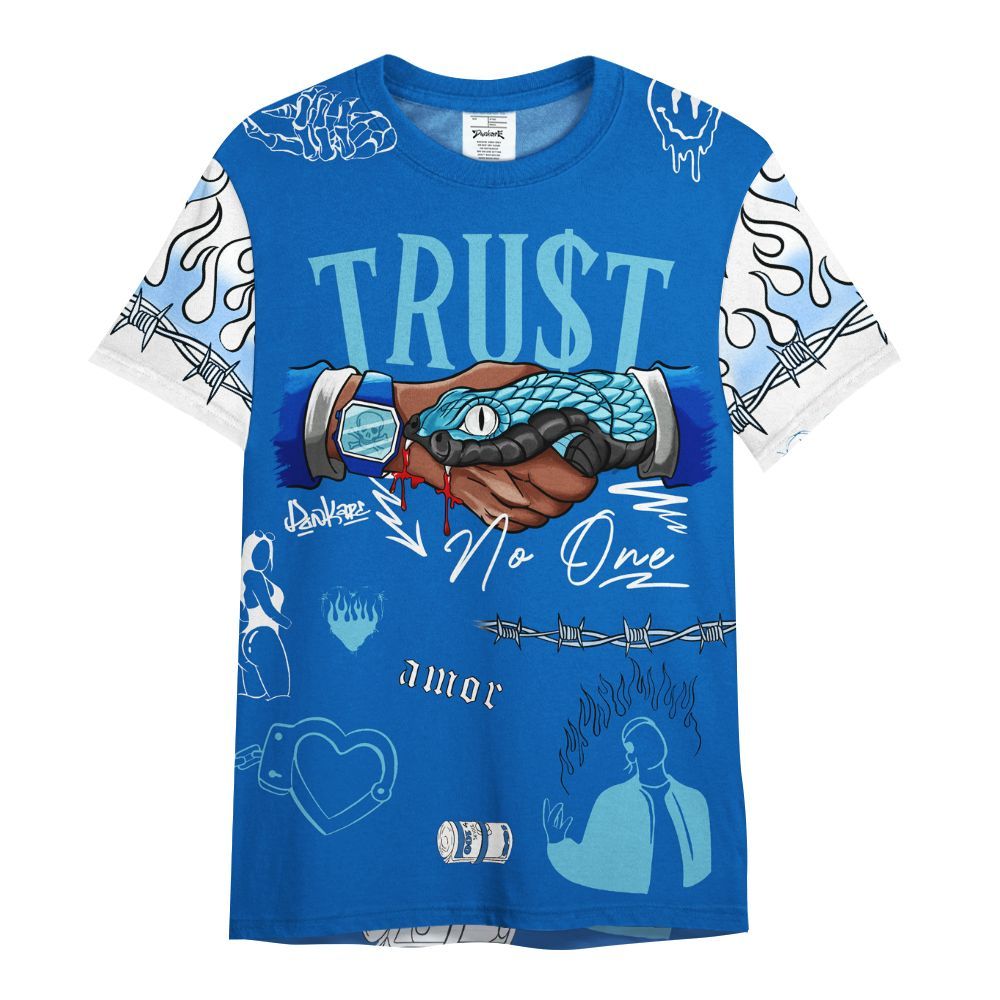 Shirt To Match Dunk Low Argon - Snake Trust No One All Over Print