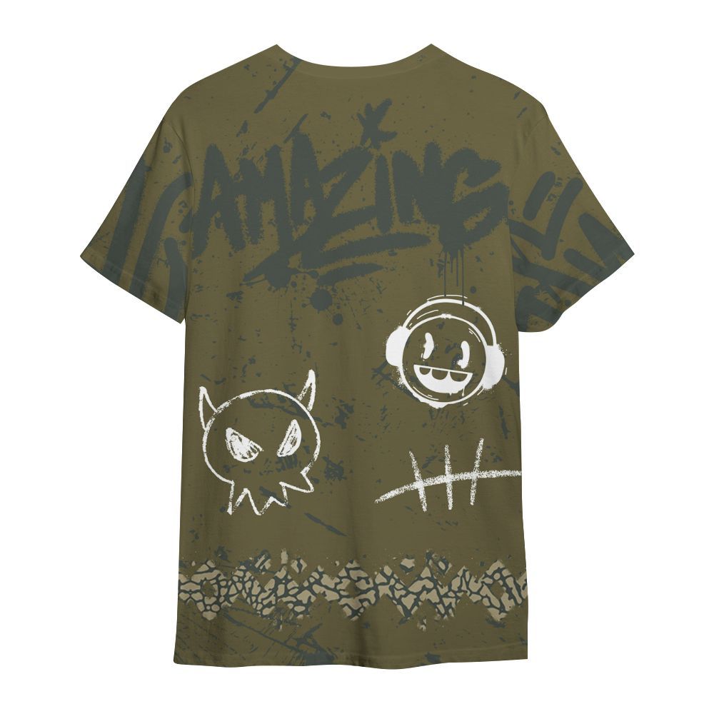 Shirt To Match Retro Family Affair 3s - Friday Sneaker Crayon All Over Print