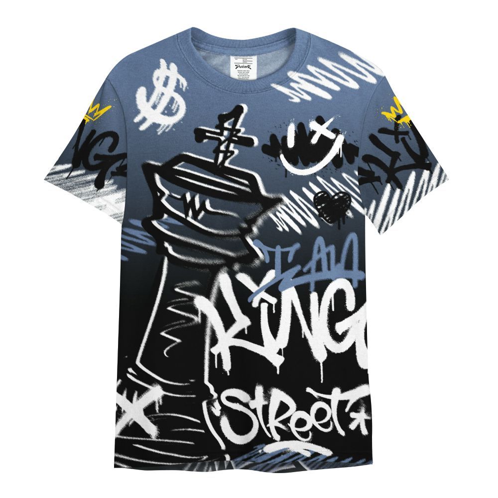 Shirt To Match Mid Space Jam 1s - Street King Chess Streetwear All Over Print