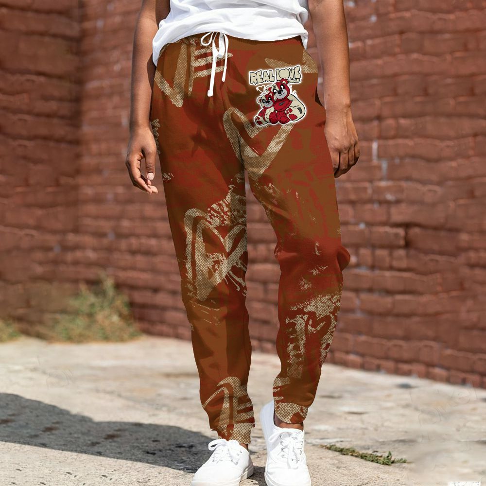 Sweatpant To Match Archaeo Brown 5s - Sincere Fondness Bear All Over Print