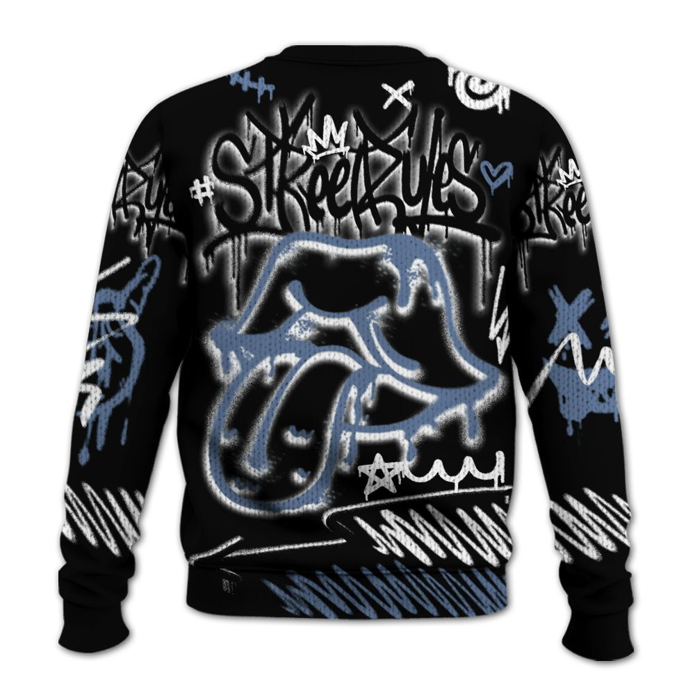 Knitted Sweater To Match Mid Space Jam 1s - Break Rules Streetwear