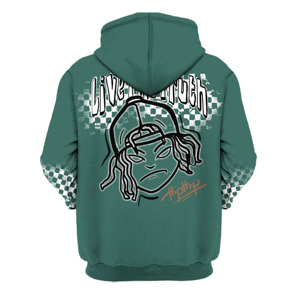 Hoodie To Match Low OG Oxidized Green 1s - Feel Life Street Style All Over Print