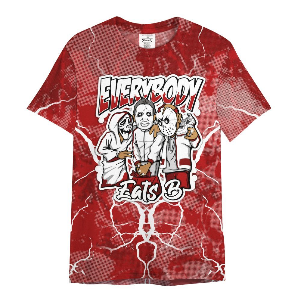 Shirt To Match Red Taxi 12s - Everybody Eatin B Graphic Halloween All Over Print