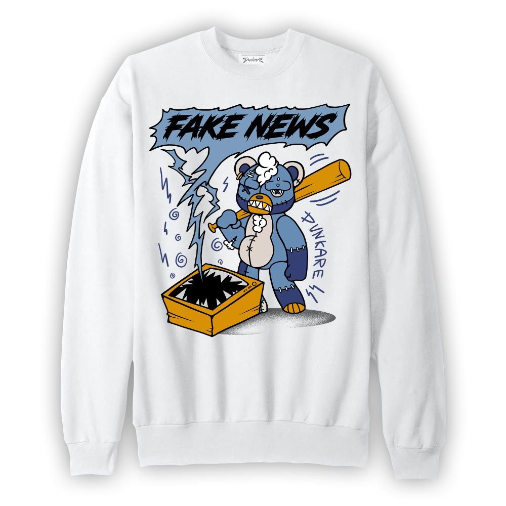 Sweatshirt To match High OG First In Flight 1s Sweatshirt - False News Hugz Graphic