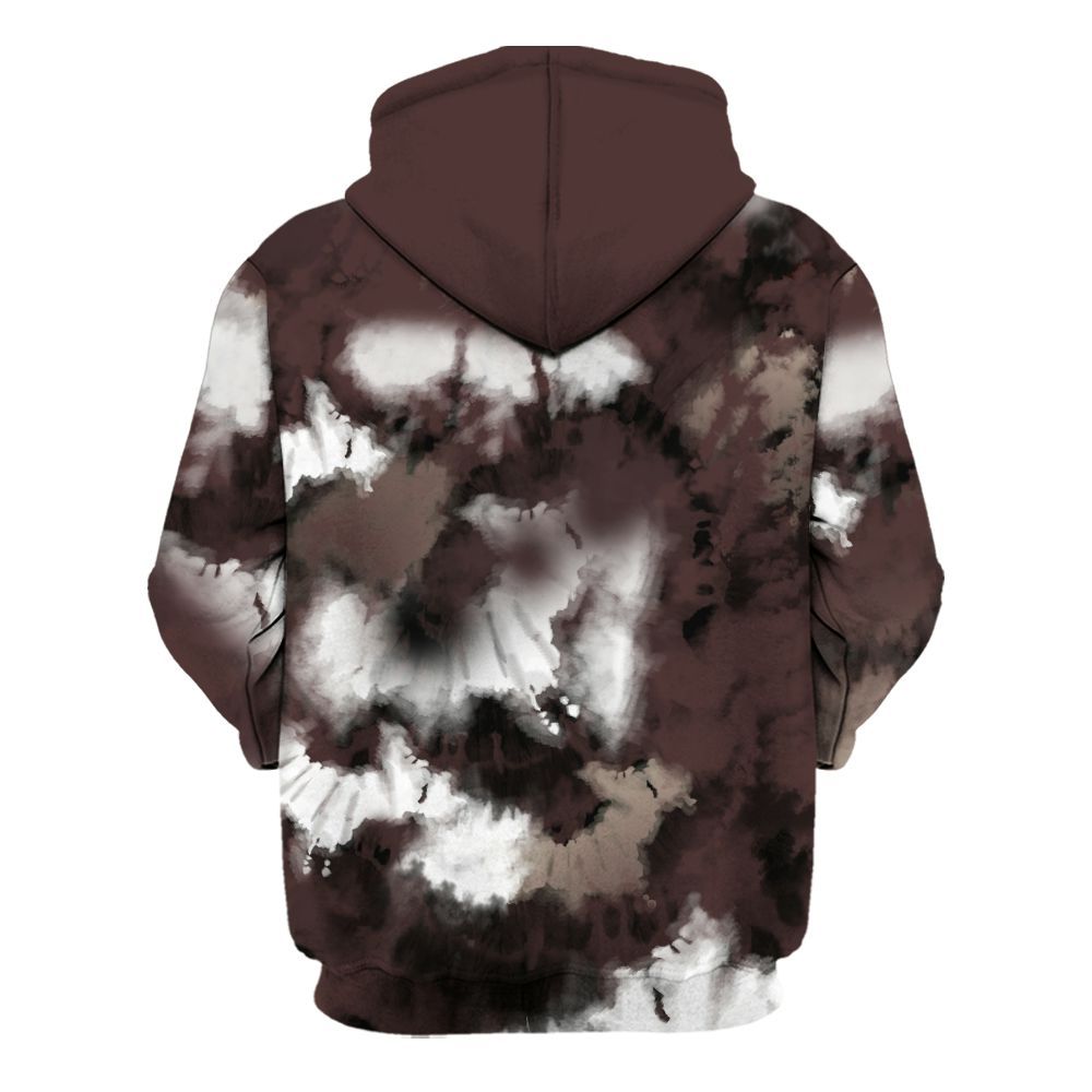 Hoodie To Match Burgundy Crush 3s - SNEAKER Girl Money Drip Tie Dye All Over Print
