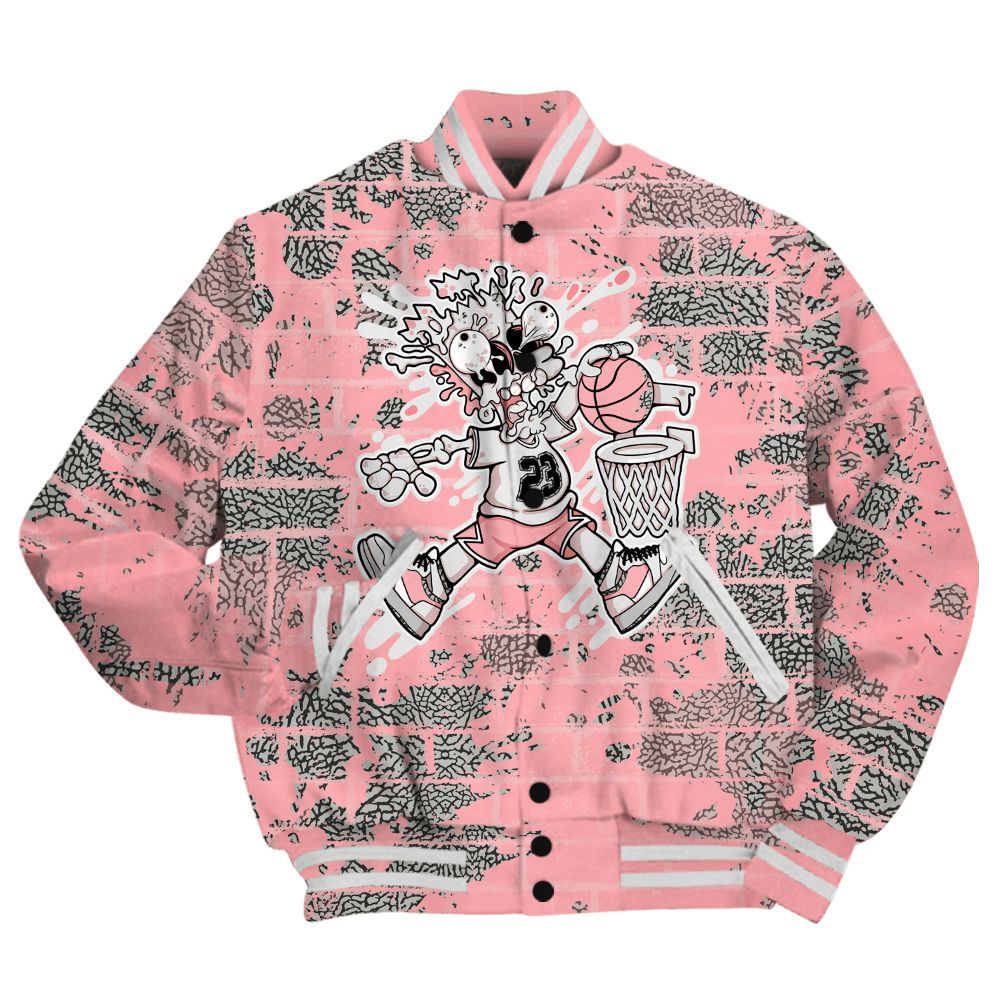 Varsity Jacket To Match Retro Wings 3s Shirt - 85's Dunks Graphic Halloween All Over Print