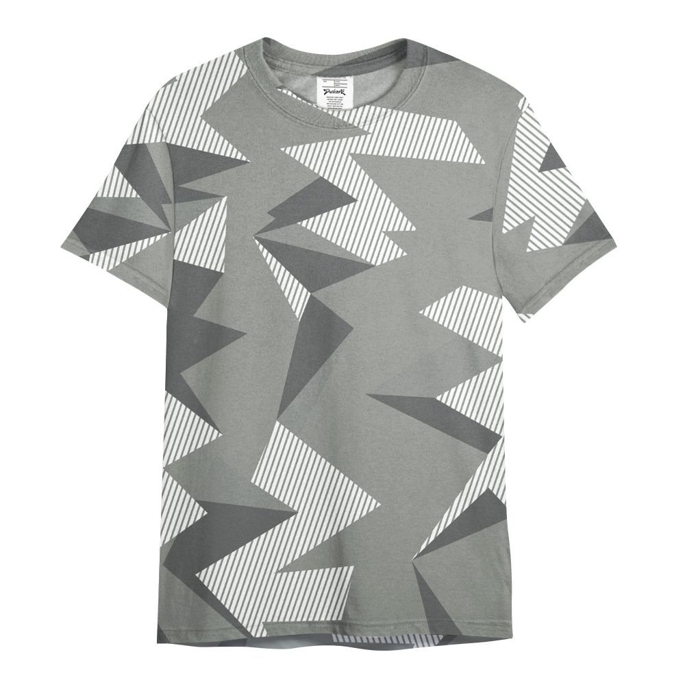 Shirt To Match Paris Olympics 4s - Geometric Camouflage Pattern All Over Print
