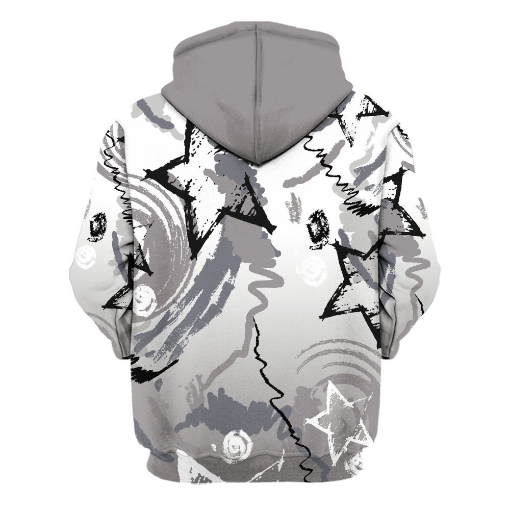 Hoodie To Match Cool Grey 11s - Grind Shine Later Drip All Over Print