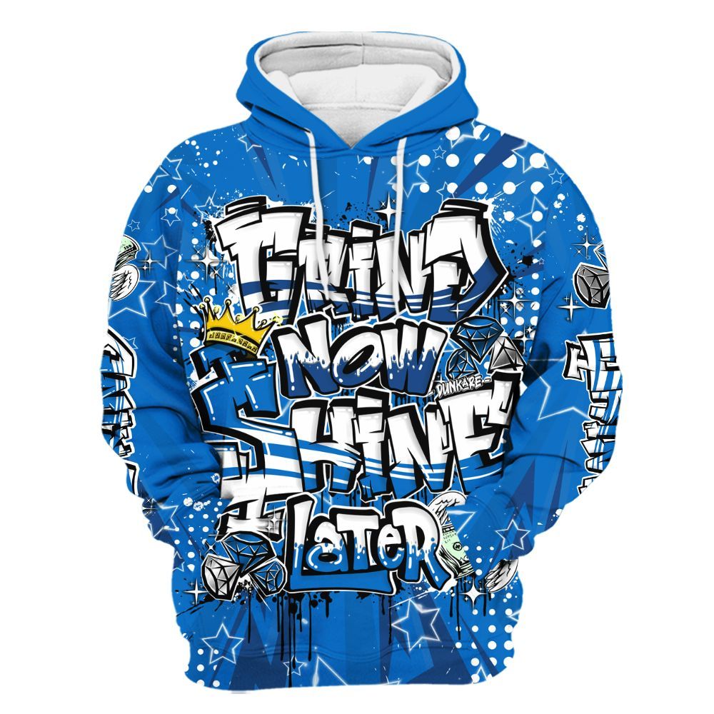 Hoodie To Match Blueberry 12s - Grind2 Shine Later All Over Print
